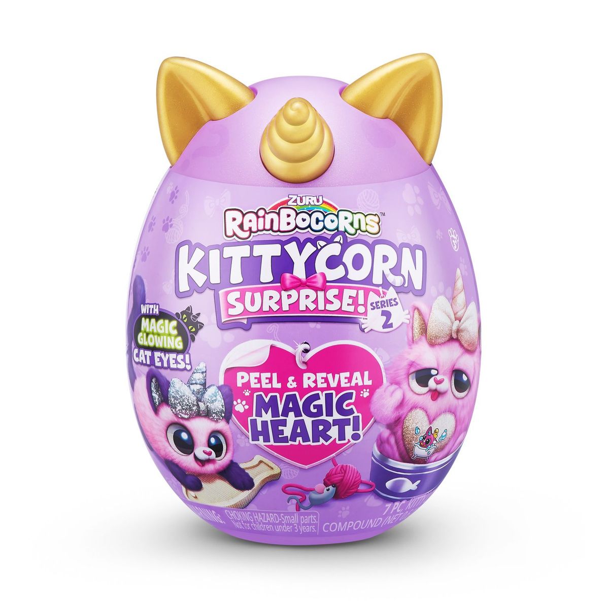 RAINBOCORNS - Peluche Gato Sorpresa Rainbocorns