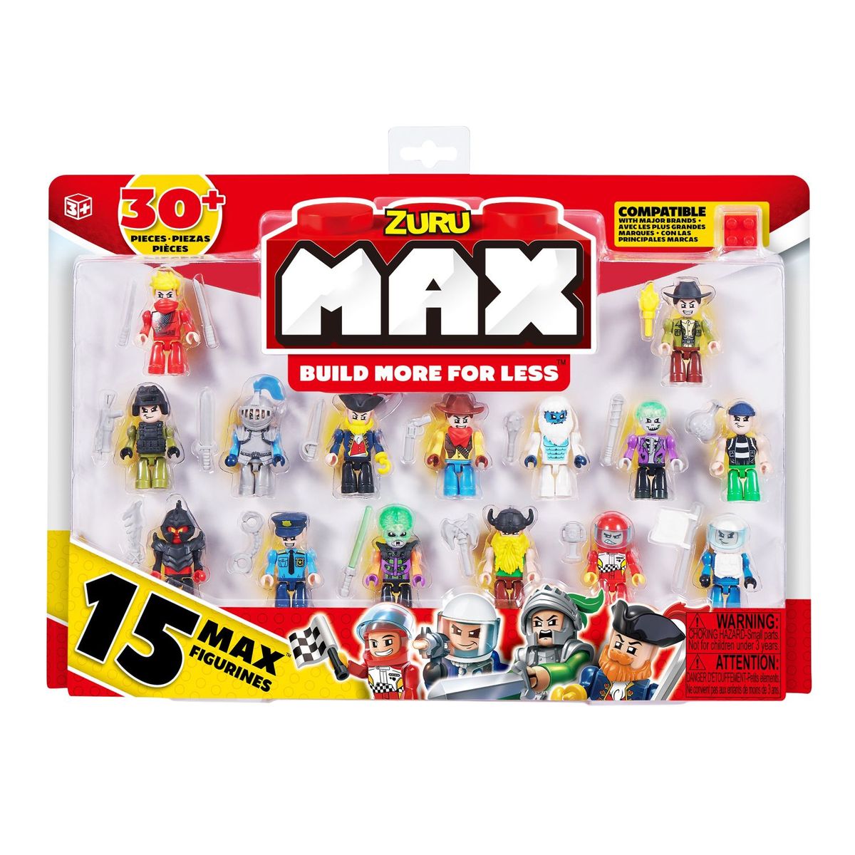 MAX BUILD MORE - Set De 15 Figuras Max Build More
