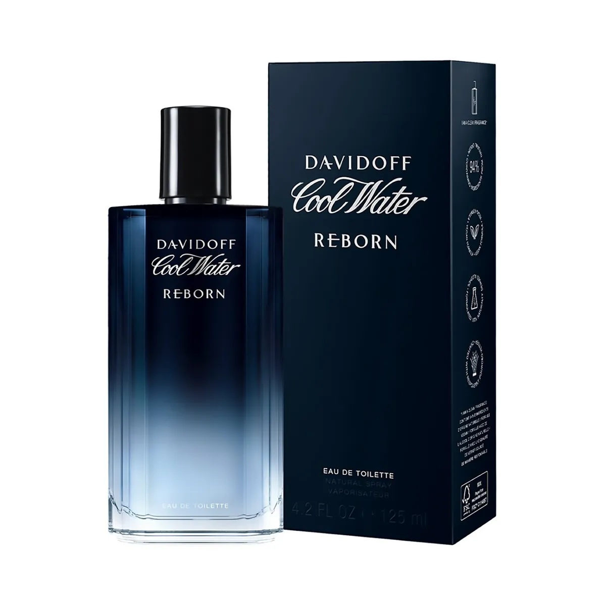 DAVIDOFF - Cool Water Reborn Eau de Toilette para Hombre 125ml