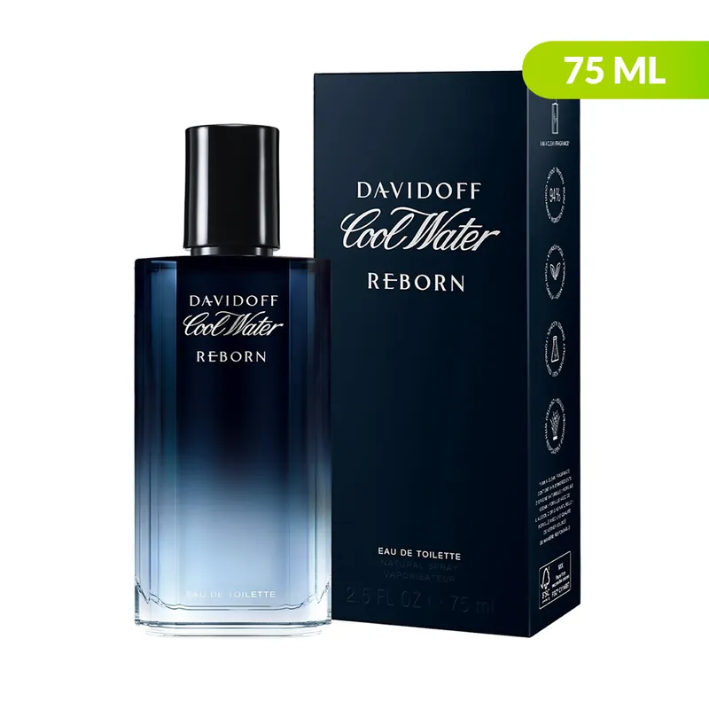 DAVIDOFF - Frag Cool Water  Hombre Edt 75 Ml