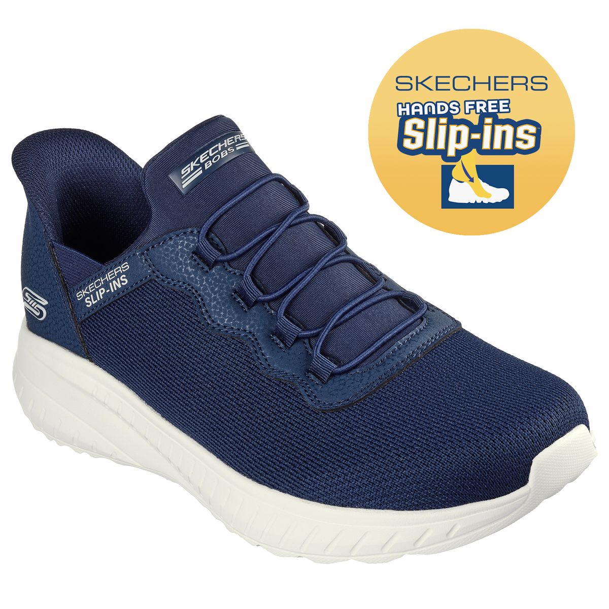 SKECHERS - Zapatillas Urbanas Bobs Squad Slip Ins Hombre Skechers