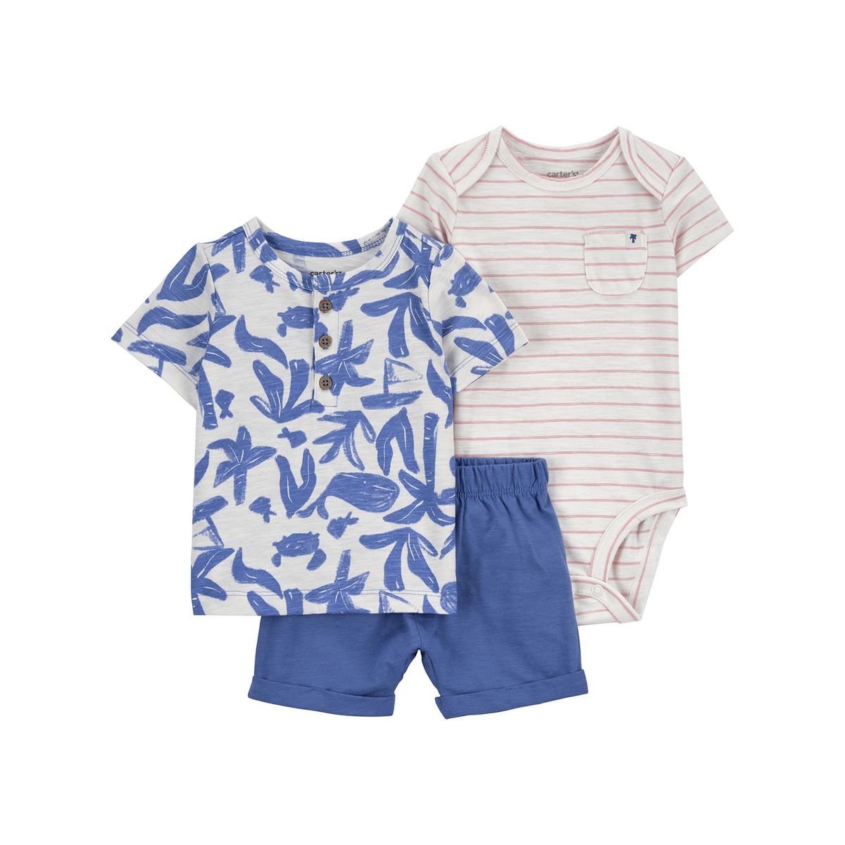 CARTER'S - Conjunto 3 Piezas Bebé Niño Carters