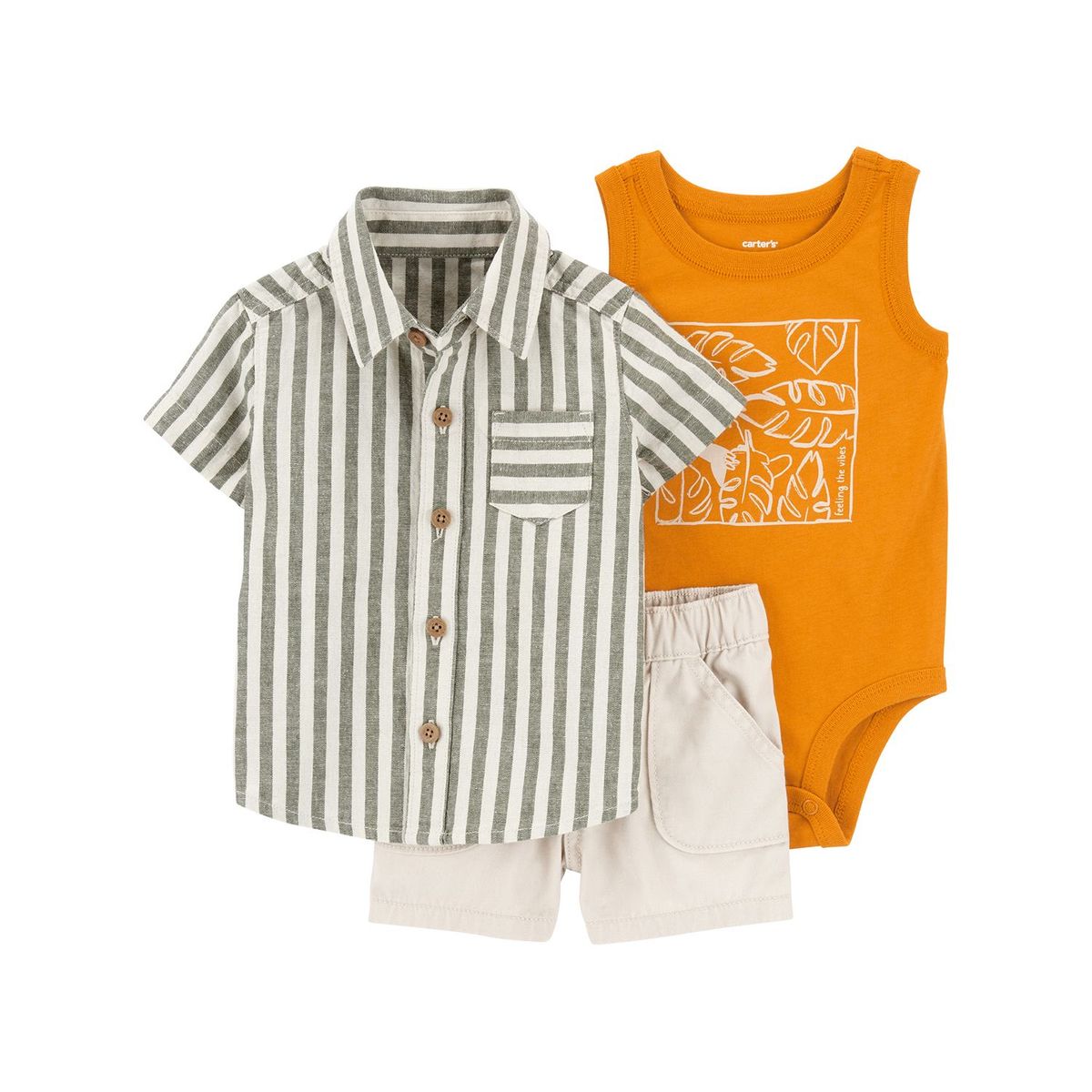 CARTER'S - Conjunto 3 Piezas Bebé Niño Carters