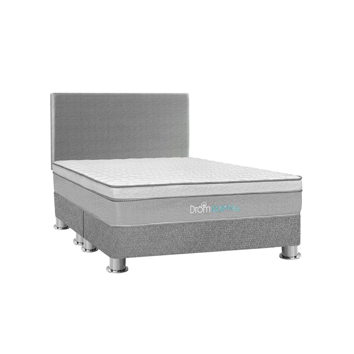 DROM - Dormitorio Koppal Queen + 2 Almohadas y Protector