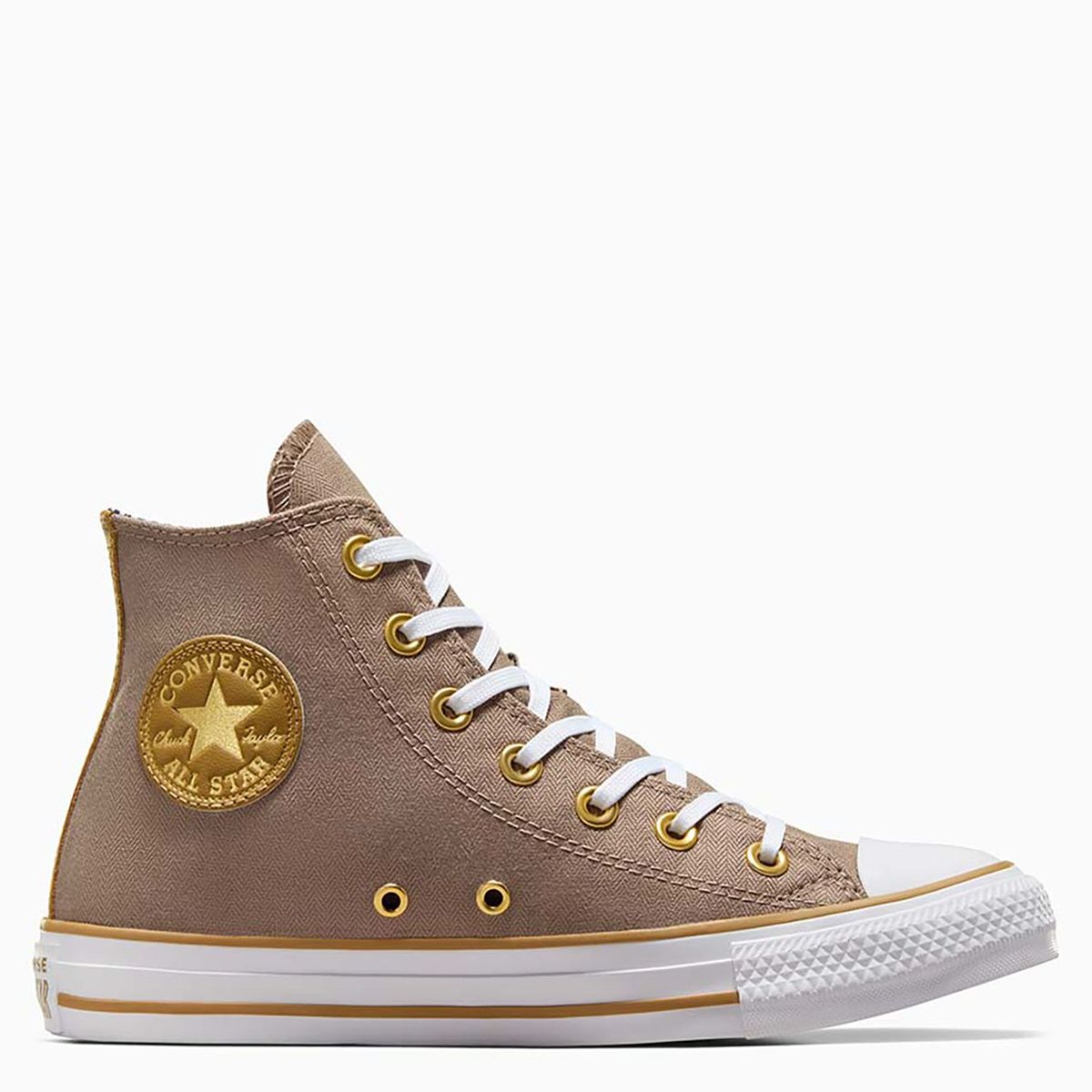 CONVERSE - Zapatillas Urbanas Mujer Converse Ct As Herringbone Marrón