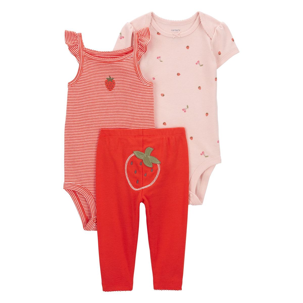 CARTER'S - Conjunto 3 Piezas Bebé Niña Carters