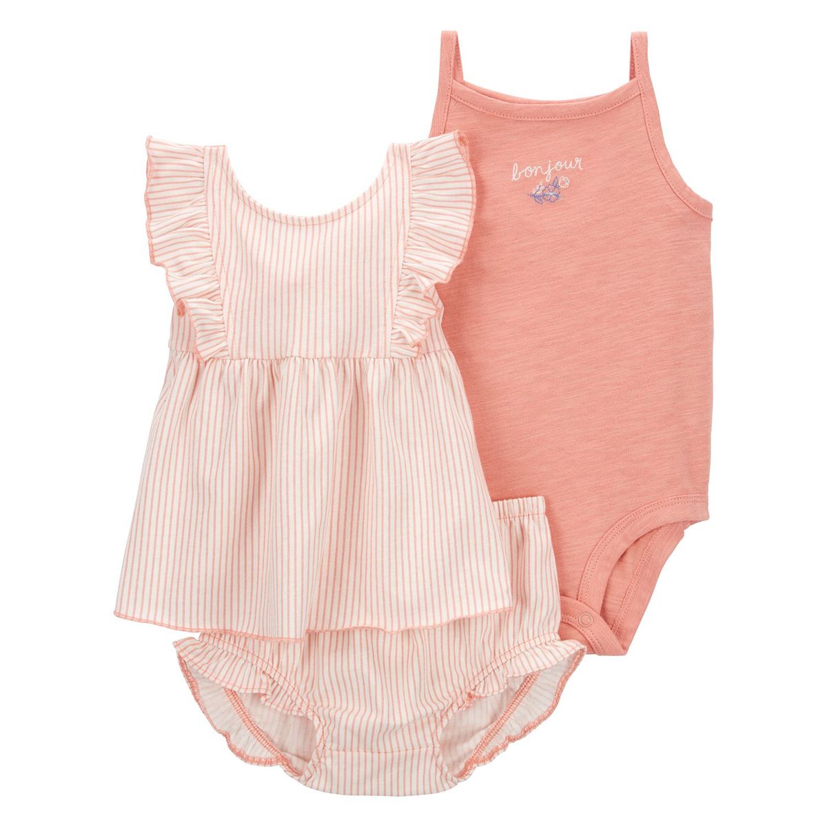 CARTER'S - Conjunto 3 Piezas Bebé Niña Algodón Carters
