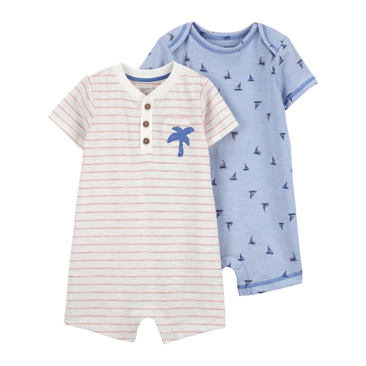 CARTER'S - Enterizo Pack X2 Bebé Niño Carters