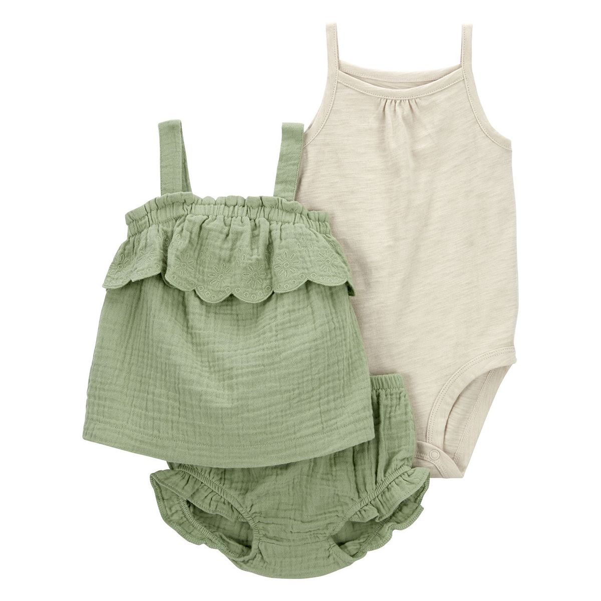 CARTER'S - Conjunto 3 Piezas Bebé Niña Carters