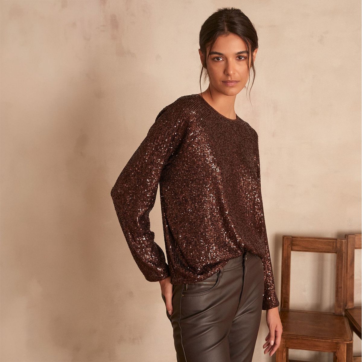 MAISON 123 - Blusa Casual Mujer Maison 123