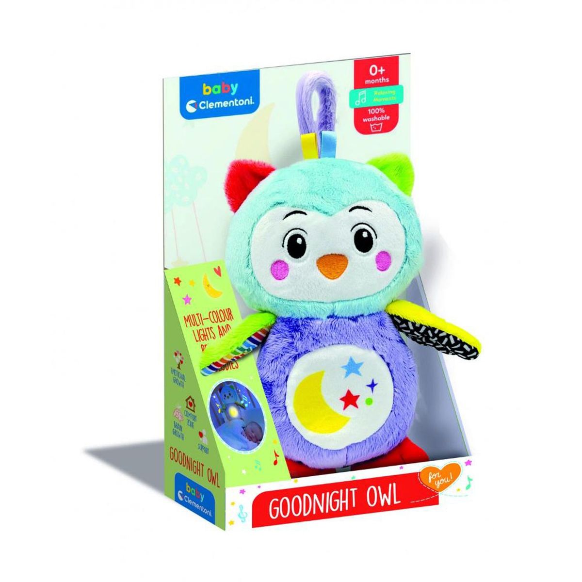 CLEMENTONI - Peluche Musical Con Luz Búho Clementoni
