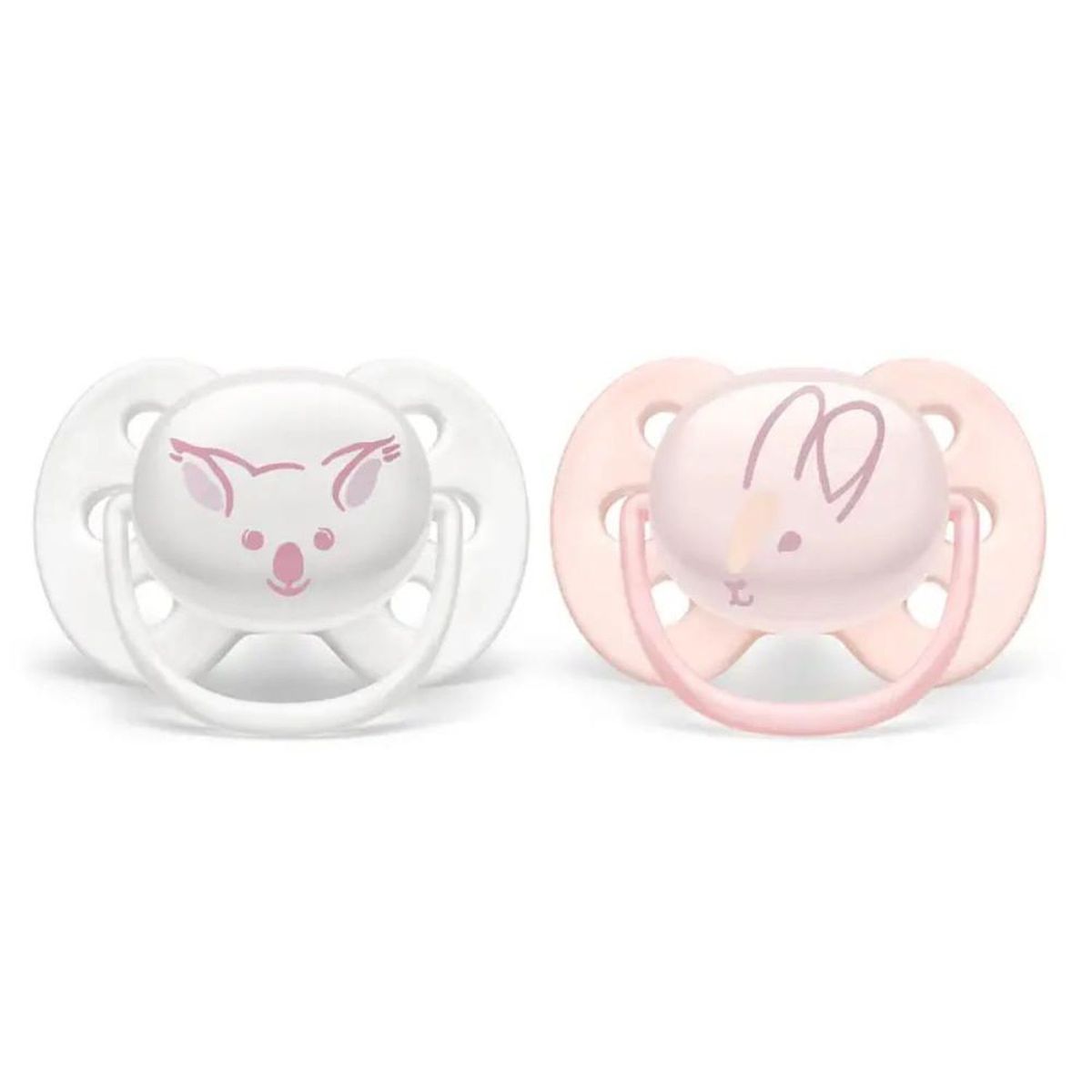AVENT - Chupon Ultra Soft 0-6m X2 Niña