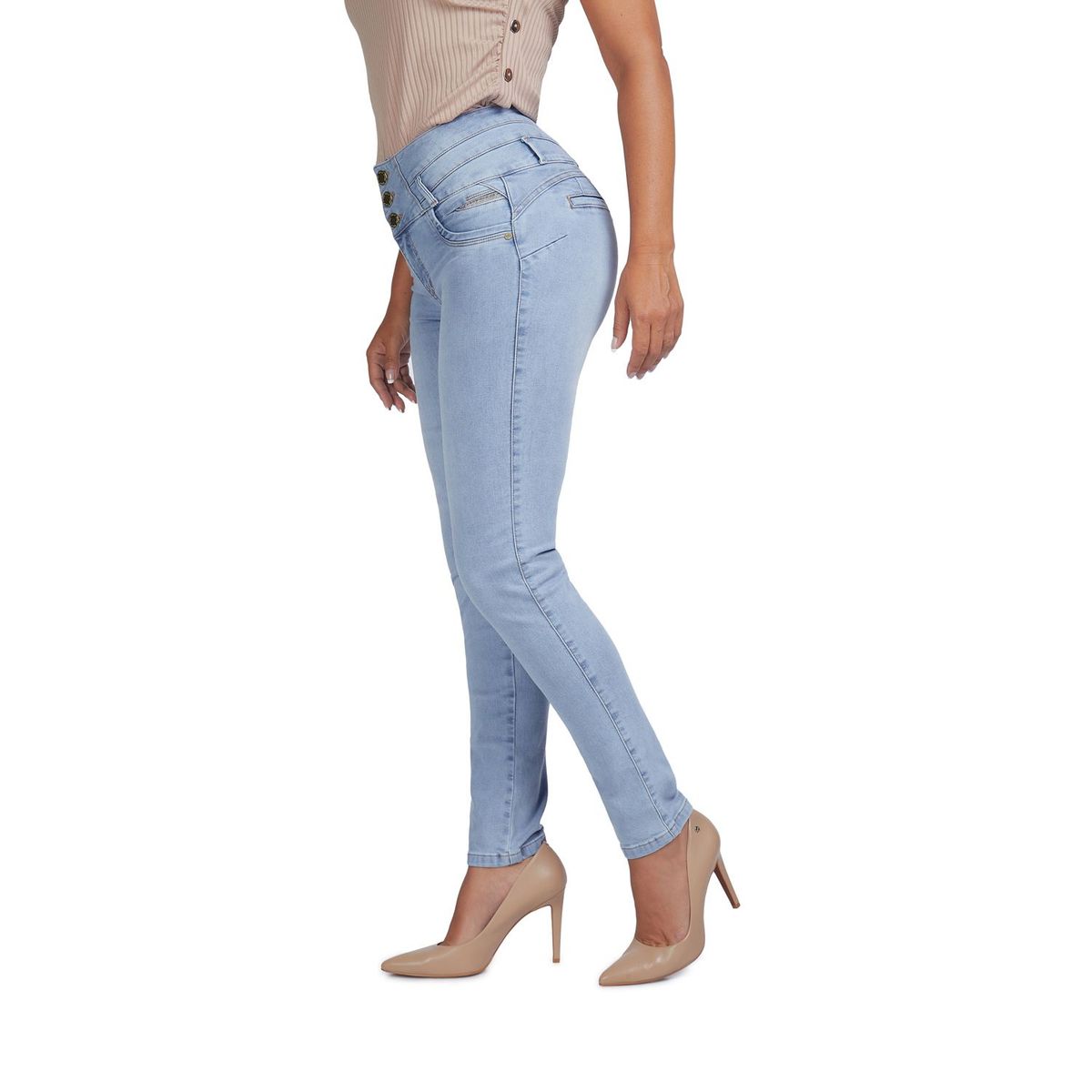 VRP BY VIVIANA RIVAS PLATA - Jean Slim Algodón Mujer Viviana Rivas Plata