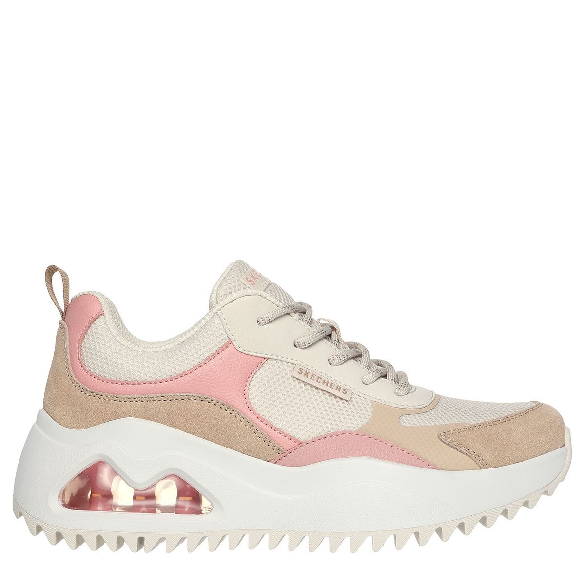 SKECHERS - Zapatillas Urbanas Mujer Skechers Uno Peaks  Beige