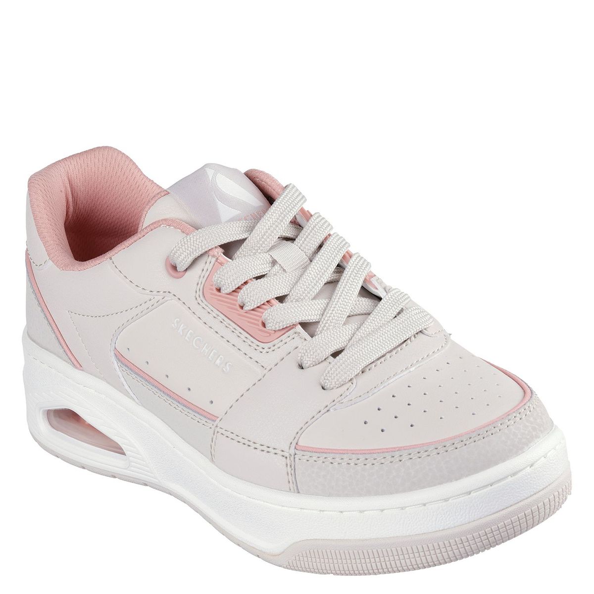 SKECHERS - Zapatillas Urbanas Mujer Skechers Uno Court  Beige