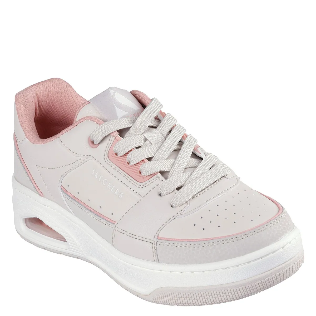 SKECHERS - Zapatillas Urbanas Mujer Skechers Uno Court  Beige