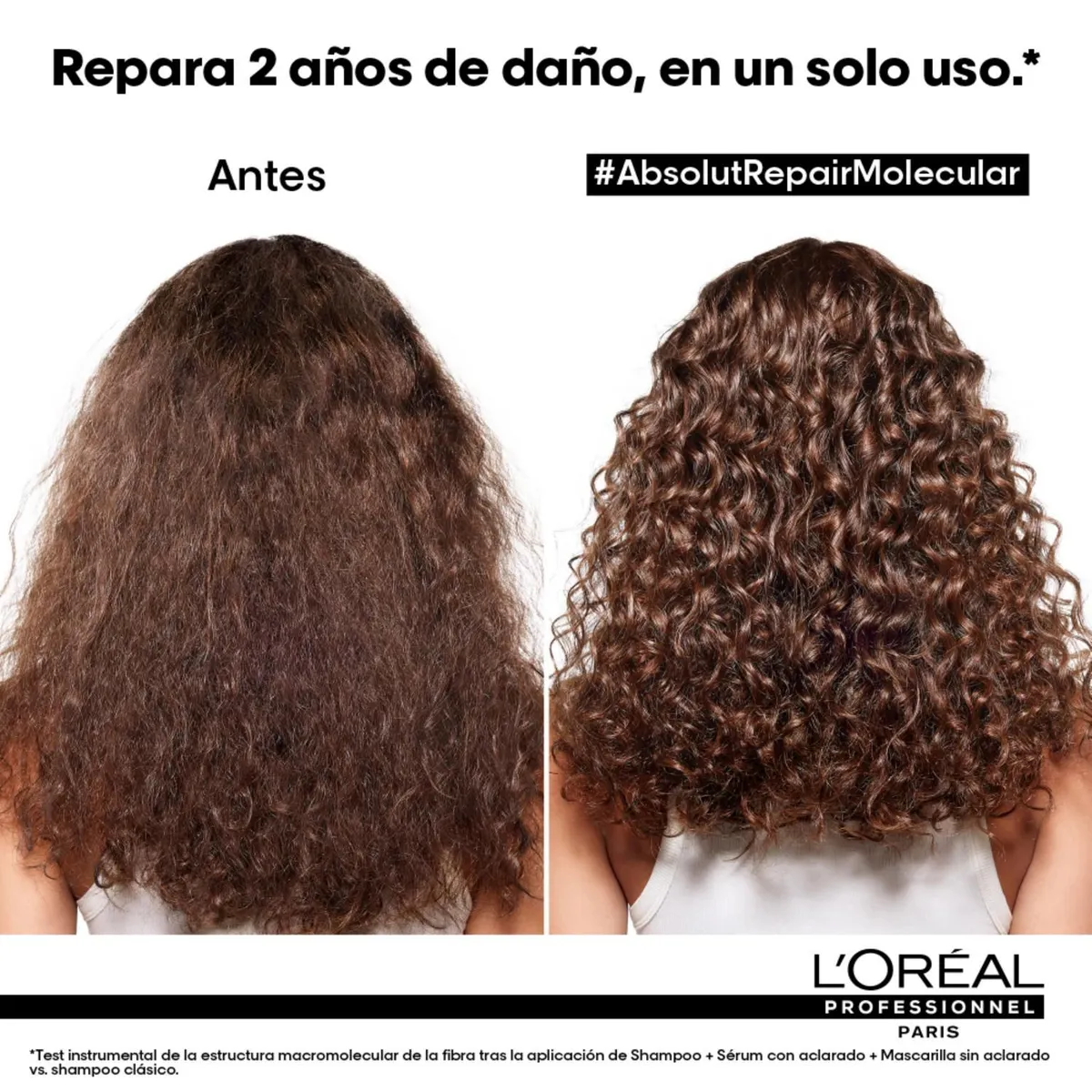 LOREAL PROFESSIONNEL - Tratamiendo molecular reparador Absolut Repair Molecular Loreal professionnel 250 ml 