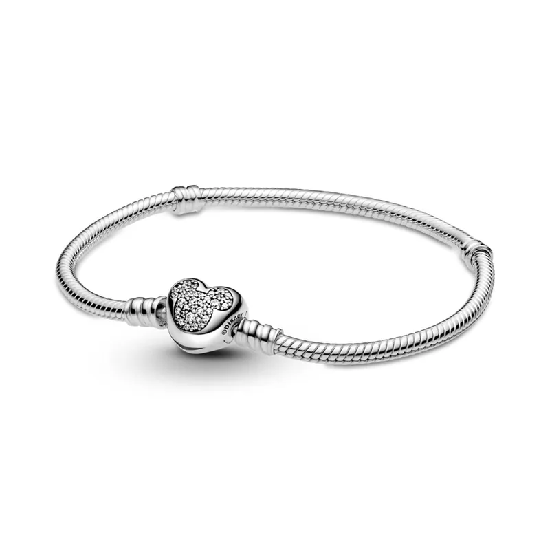 PANDORA - Pulsera Mickeymouse Cierre Corazón