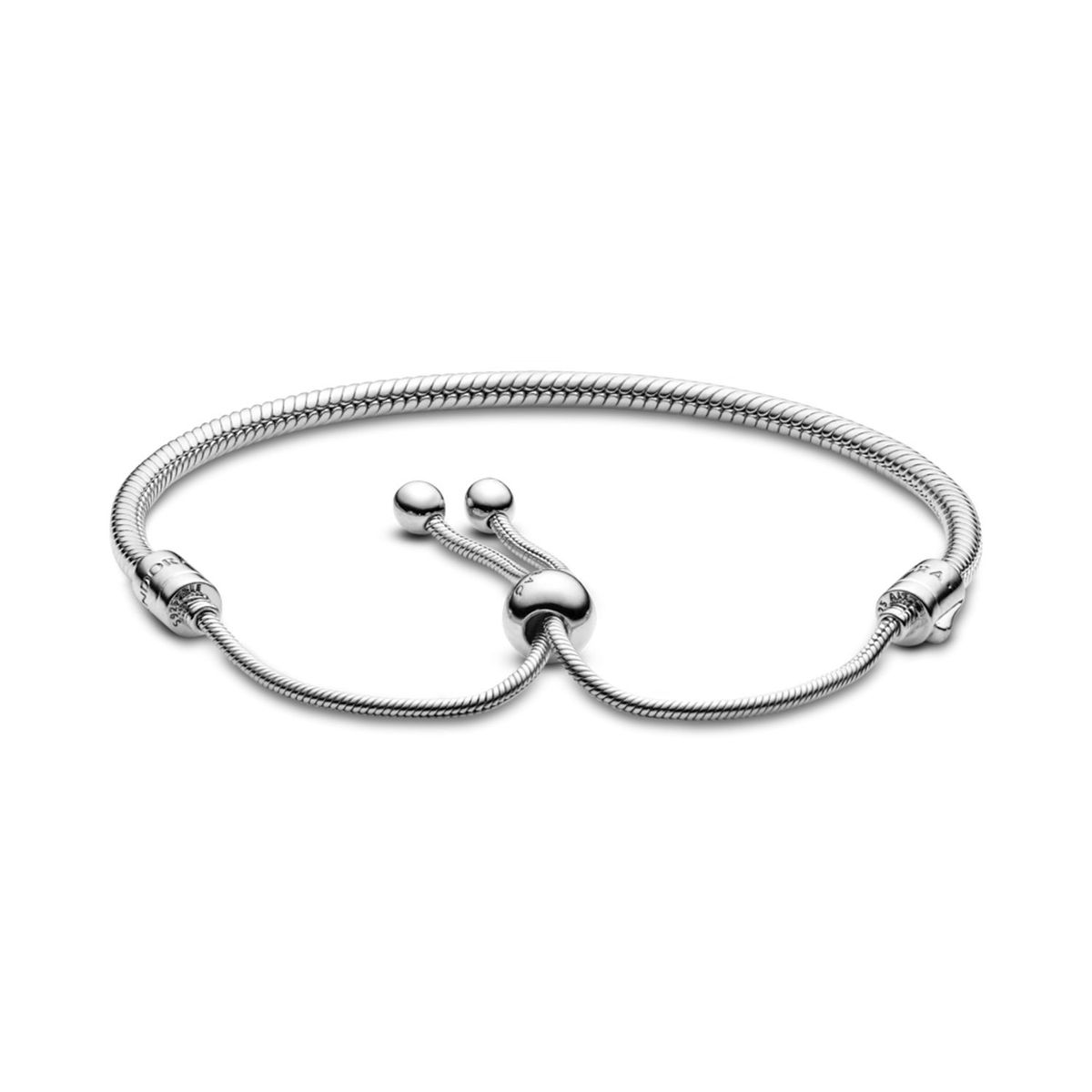 PANDORA - Pulsera Plata Concierre Deslizante