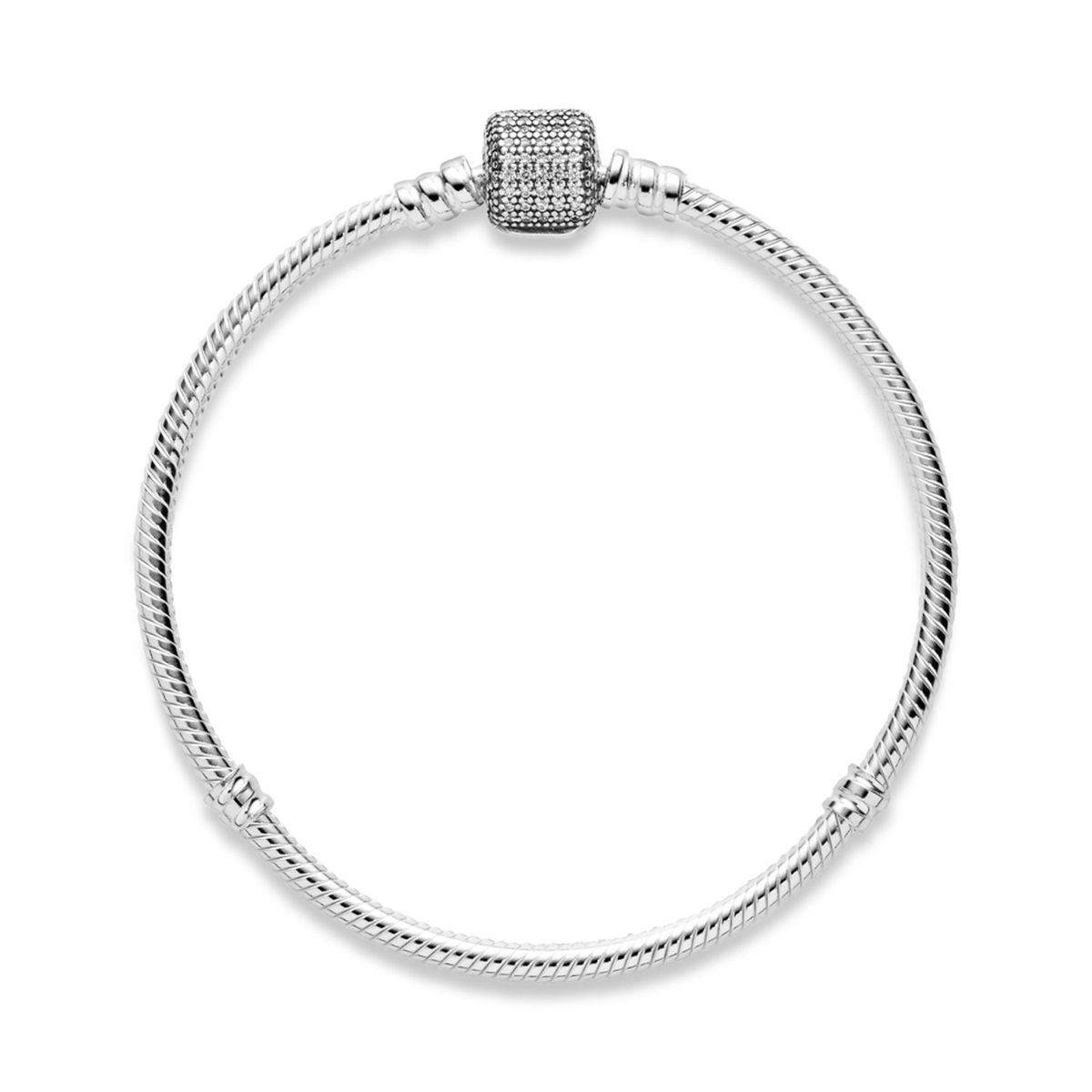 PANDORA - Pulsera En Plata Cierre Insignia