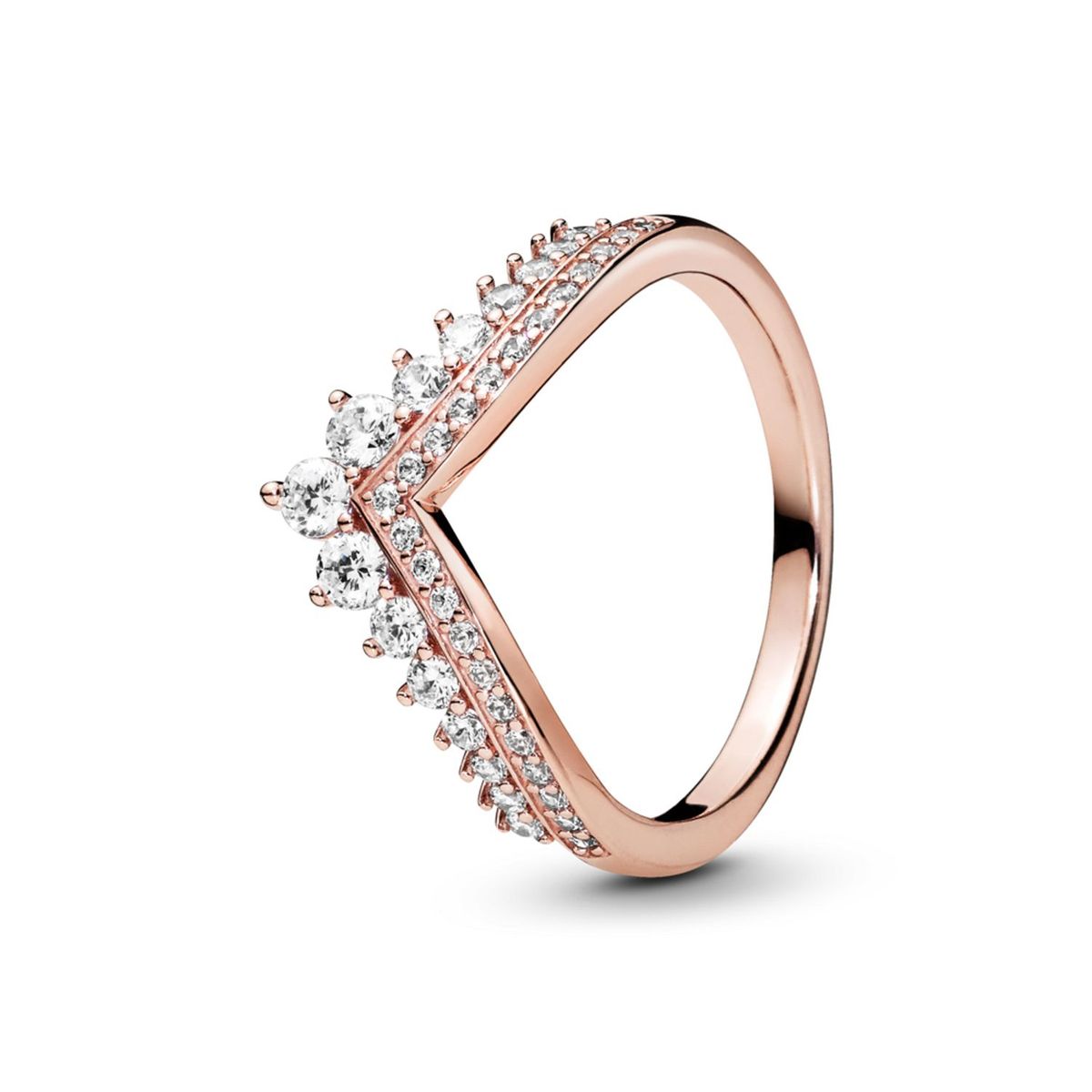 PANDORA - Anillo Rose Espoleta Brillante Pandora