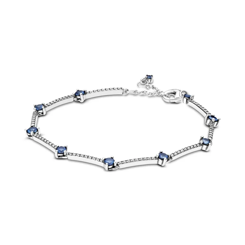 PANDORA - Brazalete En Plata Barras Y Cristal