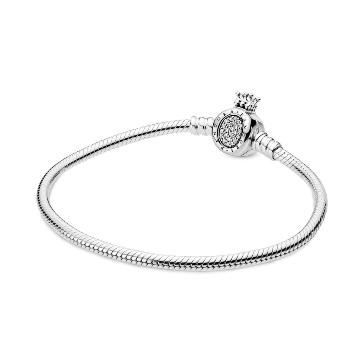 PANDORA - Pulsera Plata Corona O Con Cierre