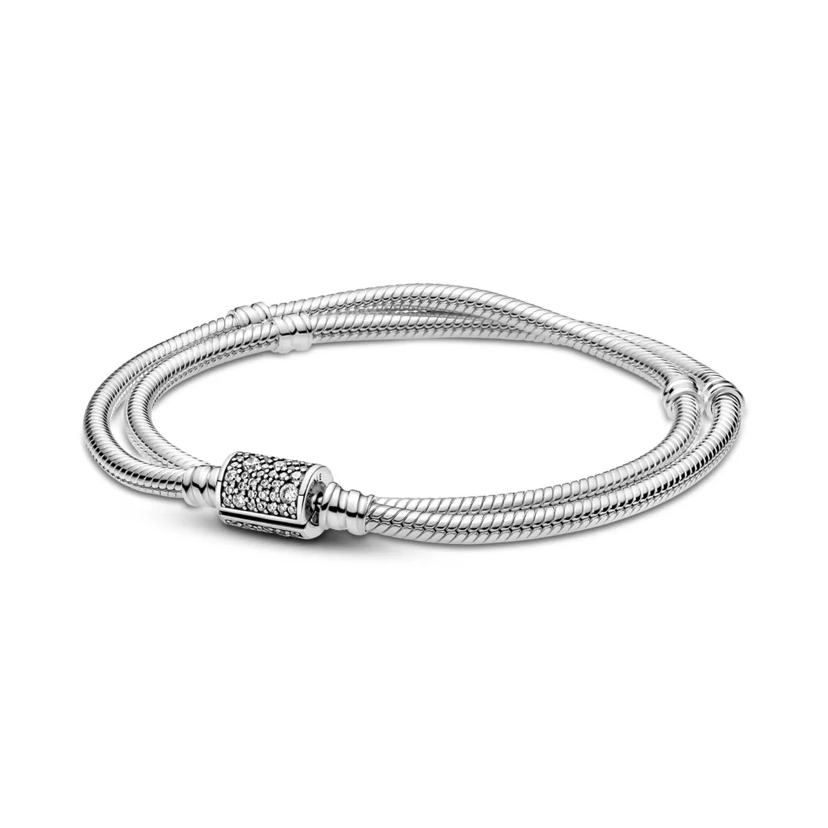 PANDORA - Pulsera Platadoble Con Cierre