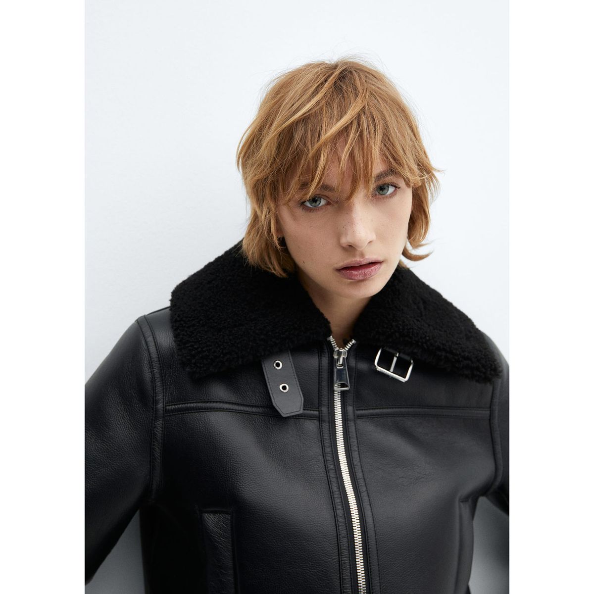 MANGO - Casaca Casual Mujer Mango