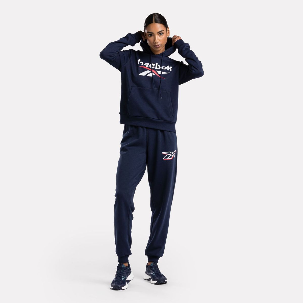 REEBOK - Polera Deportiva Manga Larga Reebok Mujer Id Big Logo