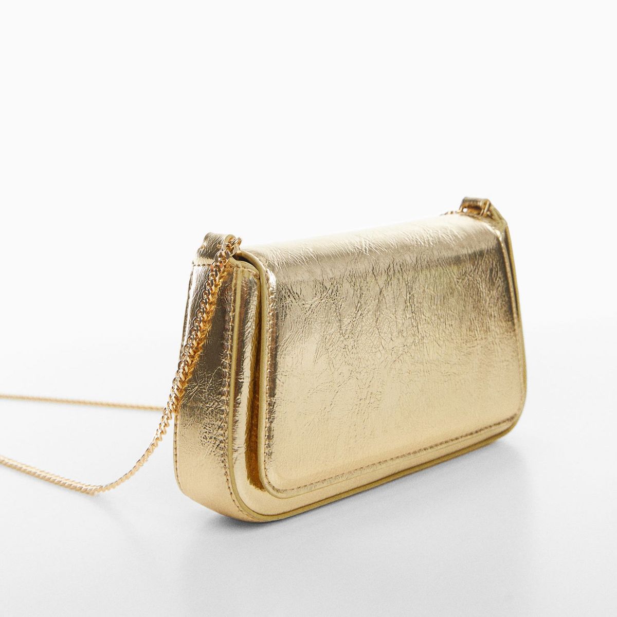 MANGO - Bolso Charol Cadena