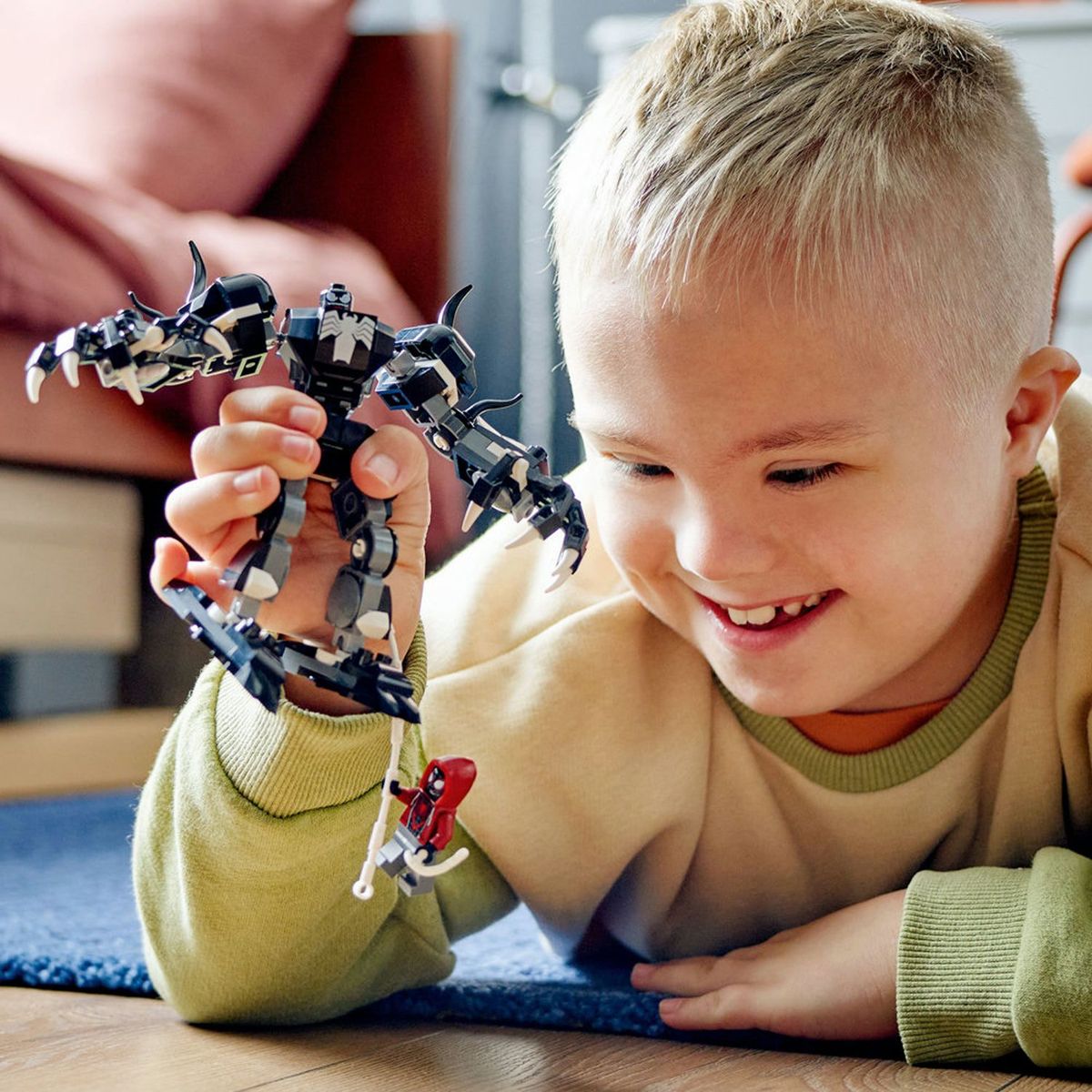 LEGO - Bloque Legos Super Heroes Armadura Robotica De Venom Vs Miles Morales