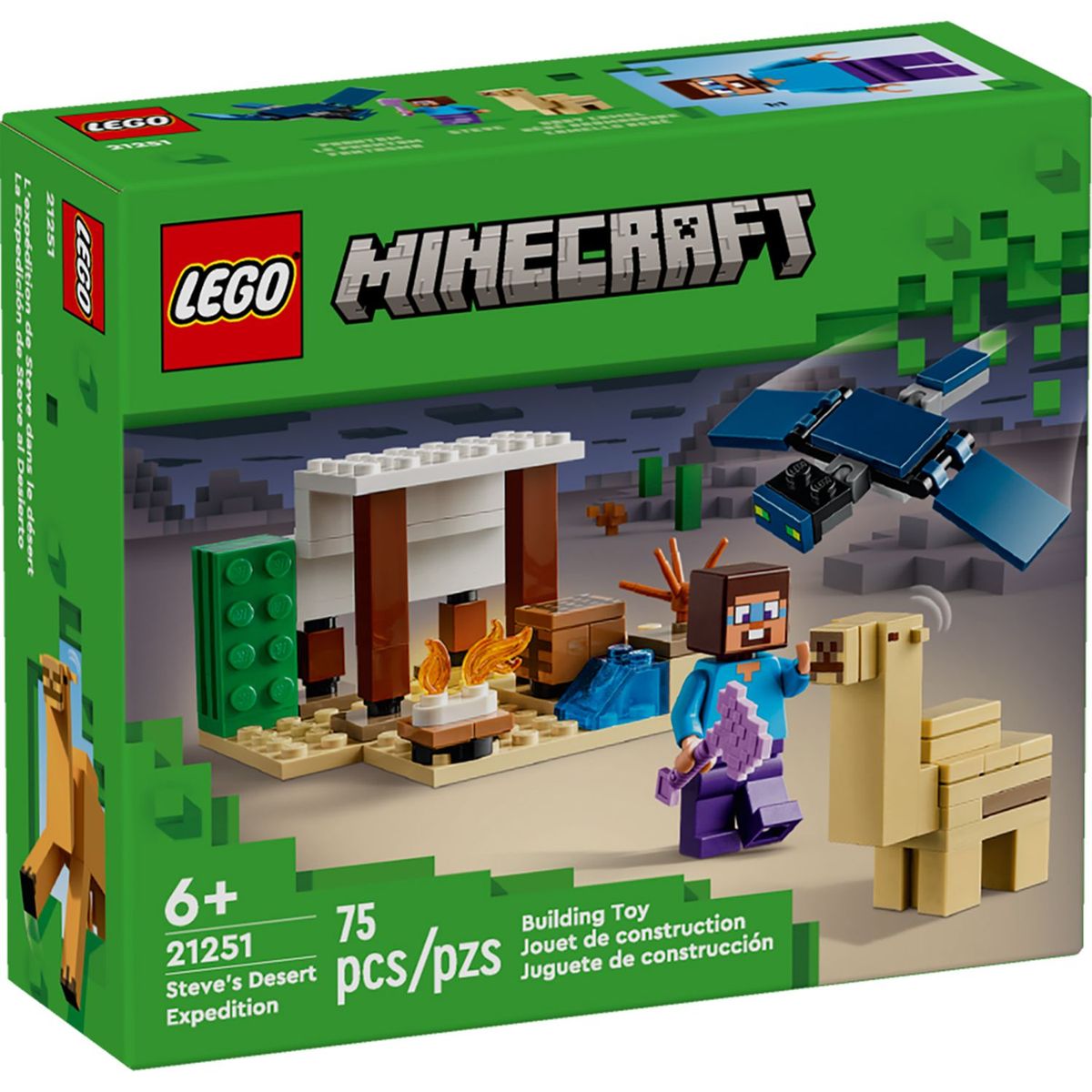 LEGO - Bloque Legos Minecraft La Expedicion De Steve Al Desierto