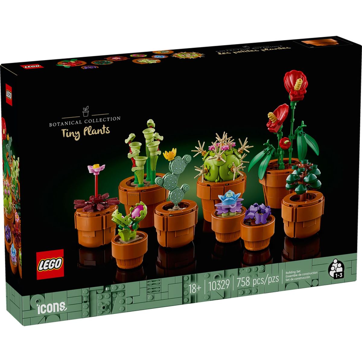 LEGO - Bloque de Legos Icons Plantas Diminutas