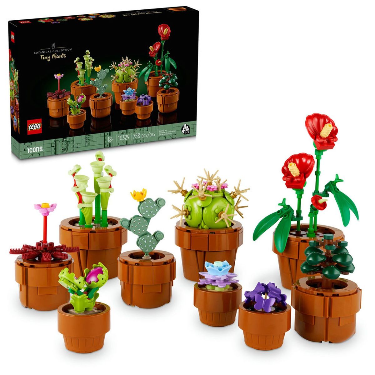LEGO - Bloque de Legos Icons Plantas Diminutas