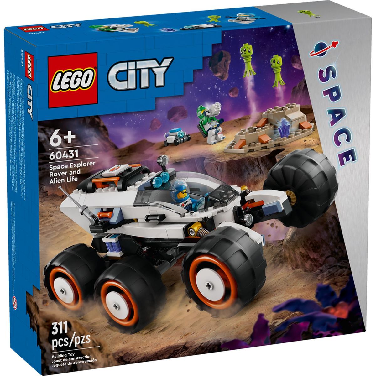 LEGO - Bloque Legos City Rover Explorador Espacial Y Vida Extraterrestre