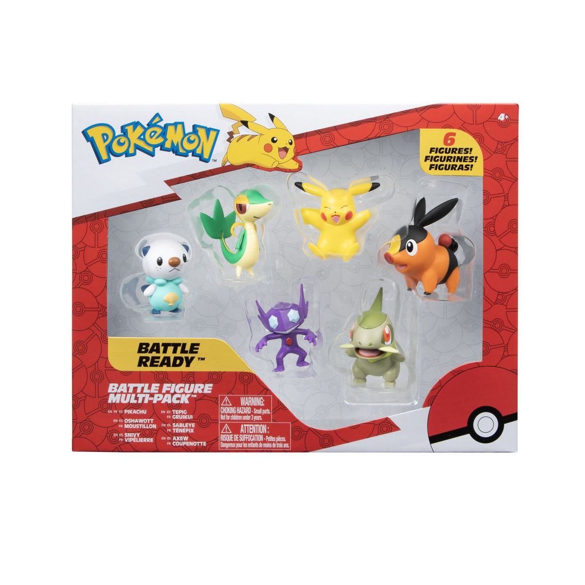 POKEMON - Pack x6 Figuras de Batalla Pokemon
