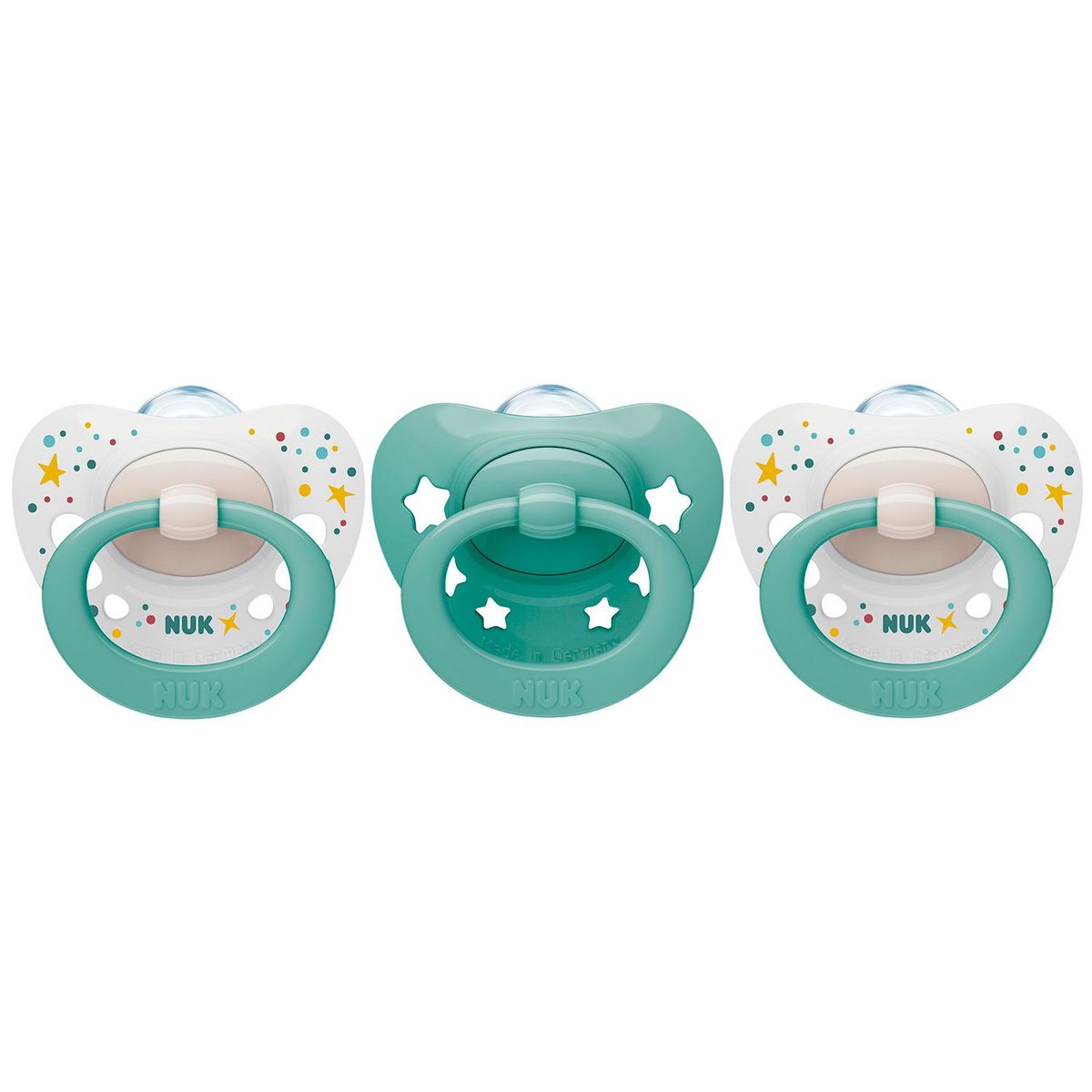 NUK - Pack X3 Chupon Para Bebé Signature 0-6 M