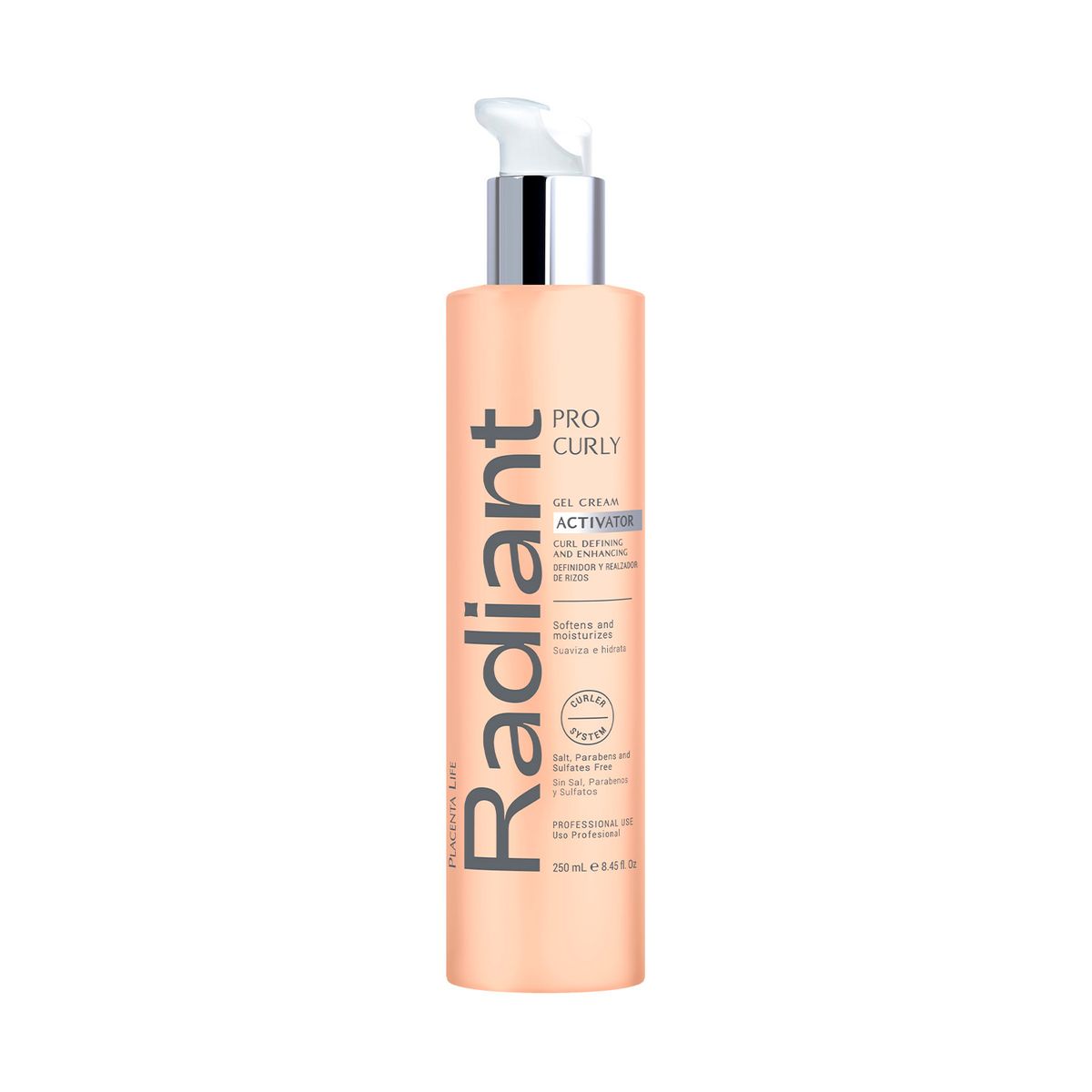 RADIANT - Gel Activador de Rizos Pro Curly 250ml Radiant Professional
