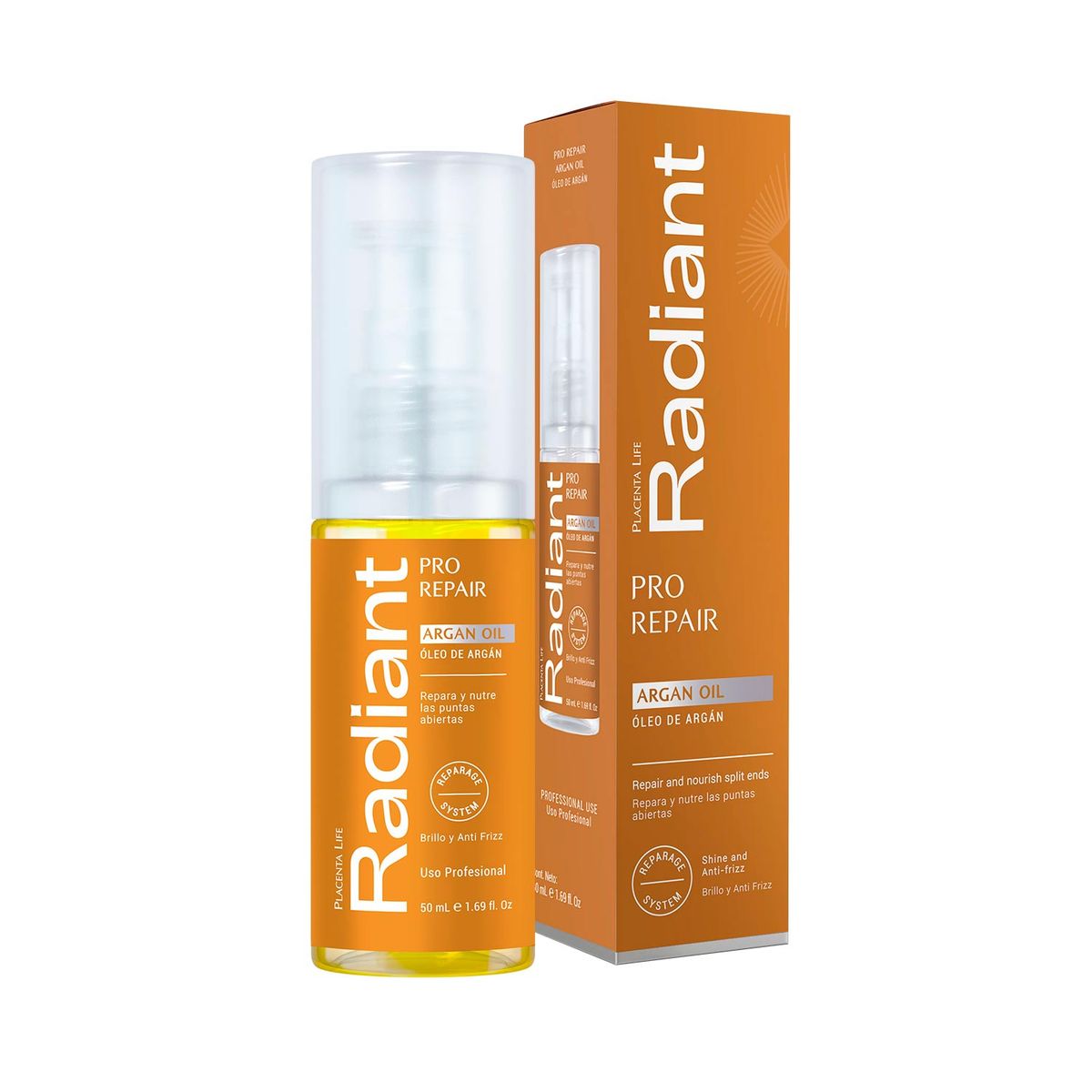 RADIANT - Óleo Reparador de Puntas Pro Repair 50ml Radiant Professional