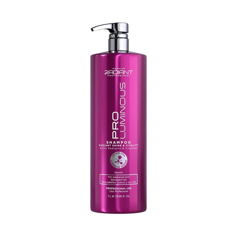 RADIANT - Shampoo Para Cabello Opaco Pro Luminous 1 Litro Radiant Professional