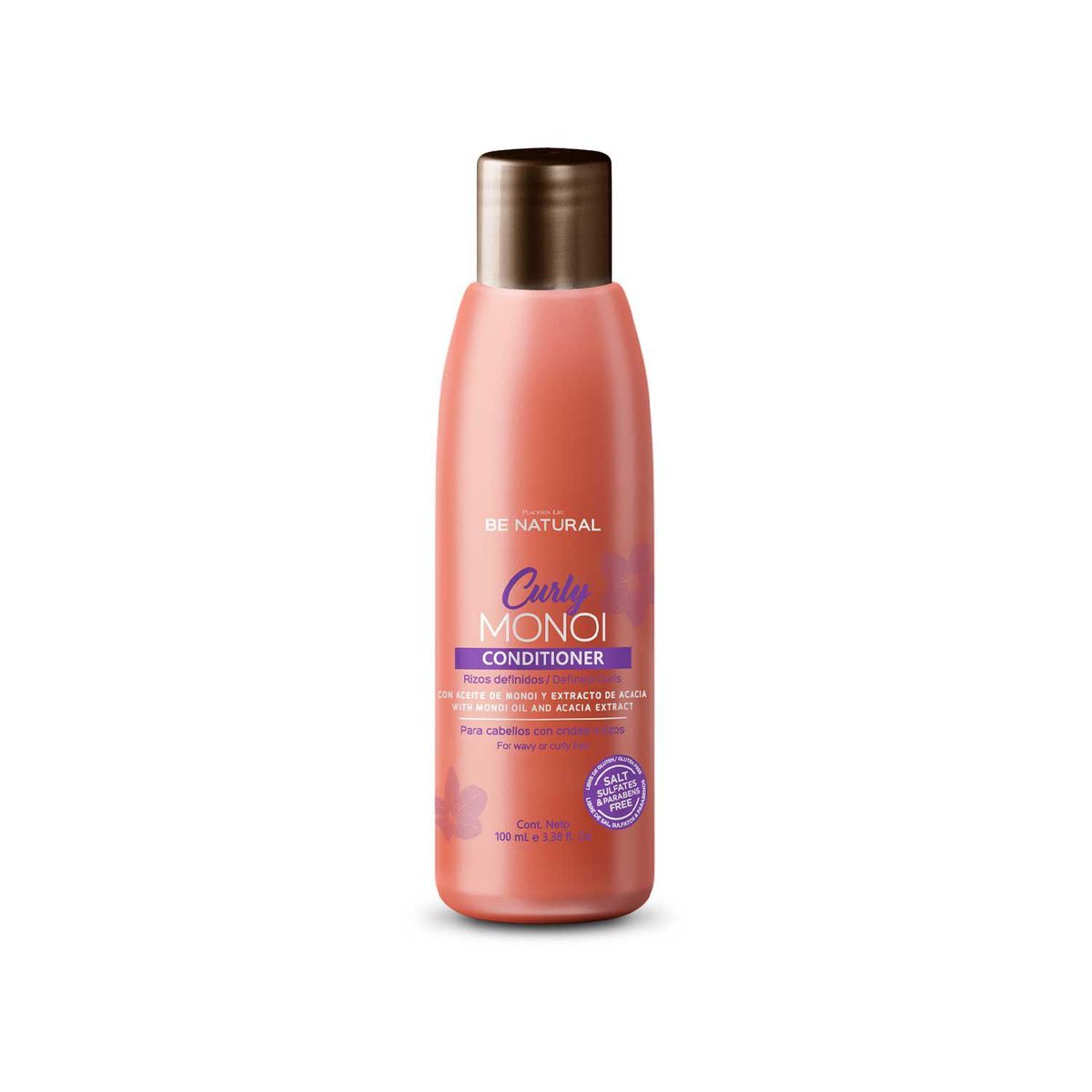 BE NATURAL - Acondicionador Para Cabello Rizado Curly Monoi 100ml Be Natural