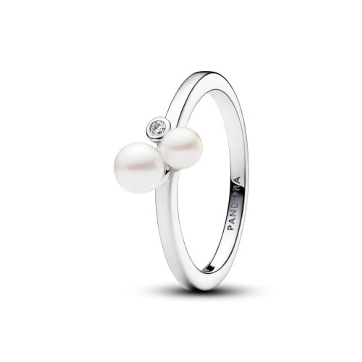 PANDORA - Anillo En Plata Dúo De Perlas