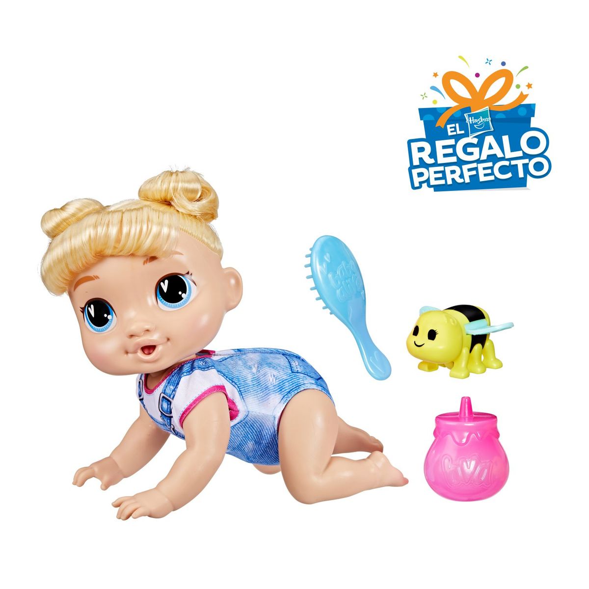 BABY ALIVE - Juguete Muñeca Gatea Y Juega Baby Alive
