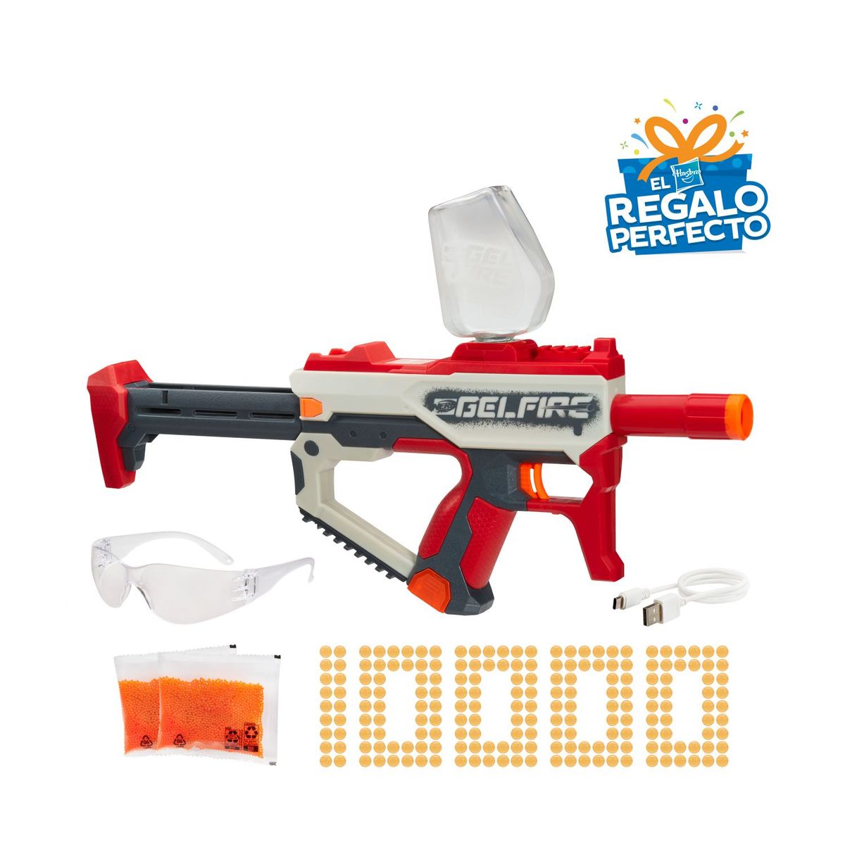NERF - Juguete Pistola Hidrogel Mythic Pro Gelfire Nerf