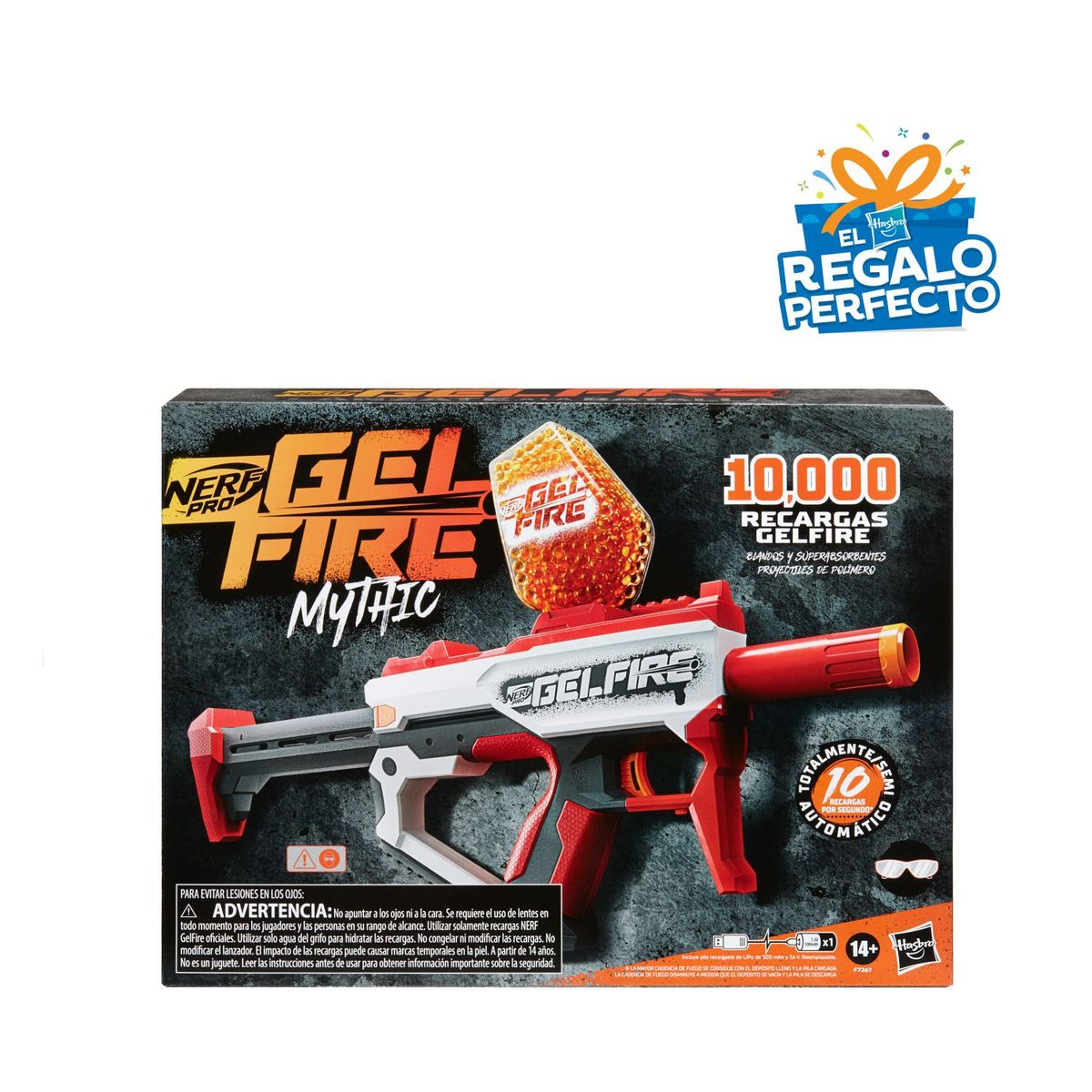 NERF - Juguete Pistola Hidrogel Mythic Pro Gelfire Nerf