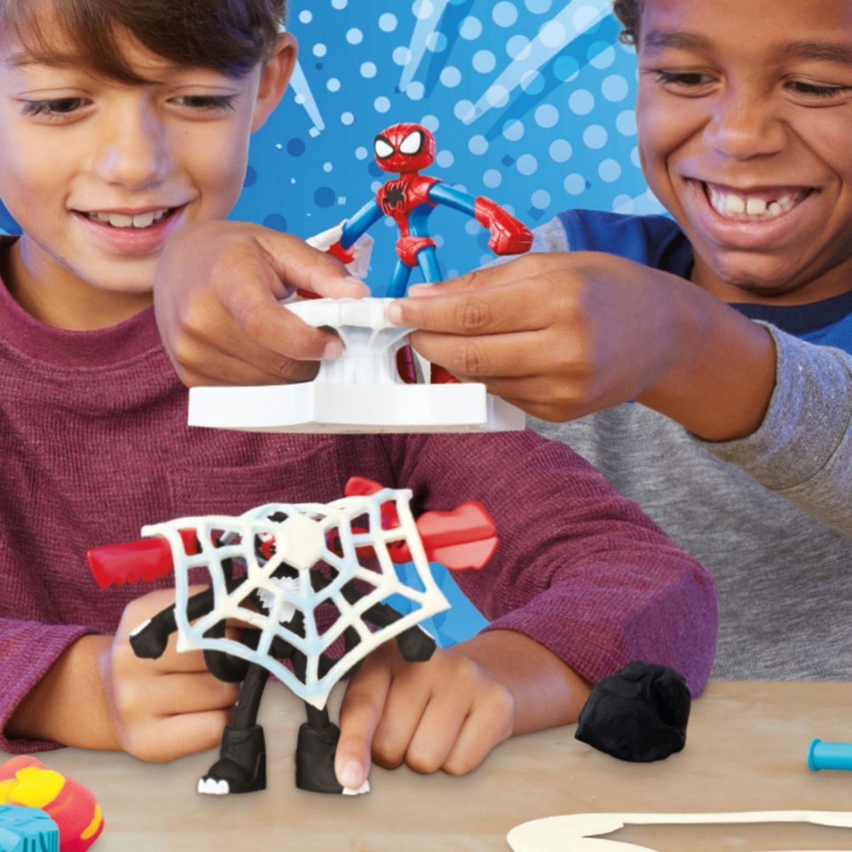 PLAY DOH - Set Platilina Spiderman Y Venom Playdoh