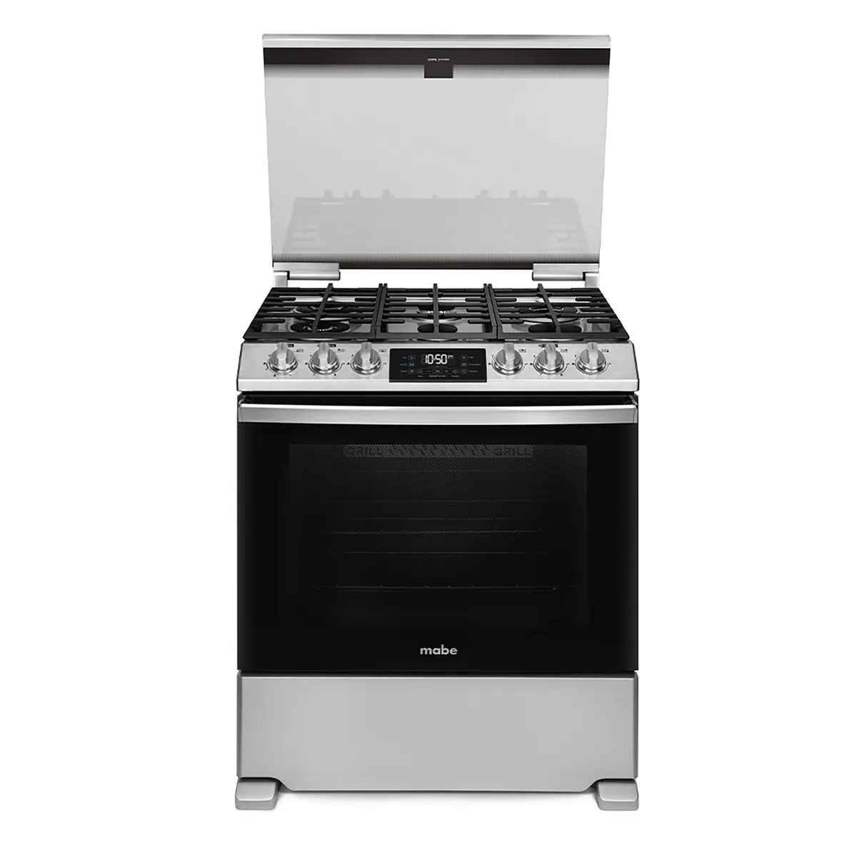 MABE - Cocina a Gas 76Cm 6 Hornillas Inox EMH7614DATMSS0