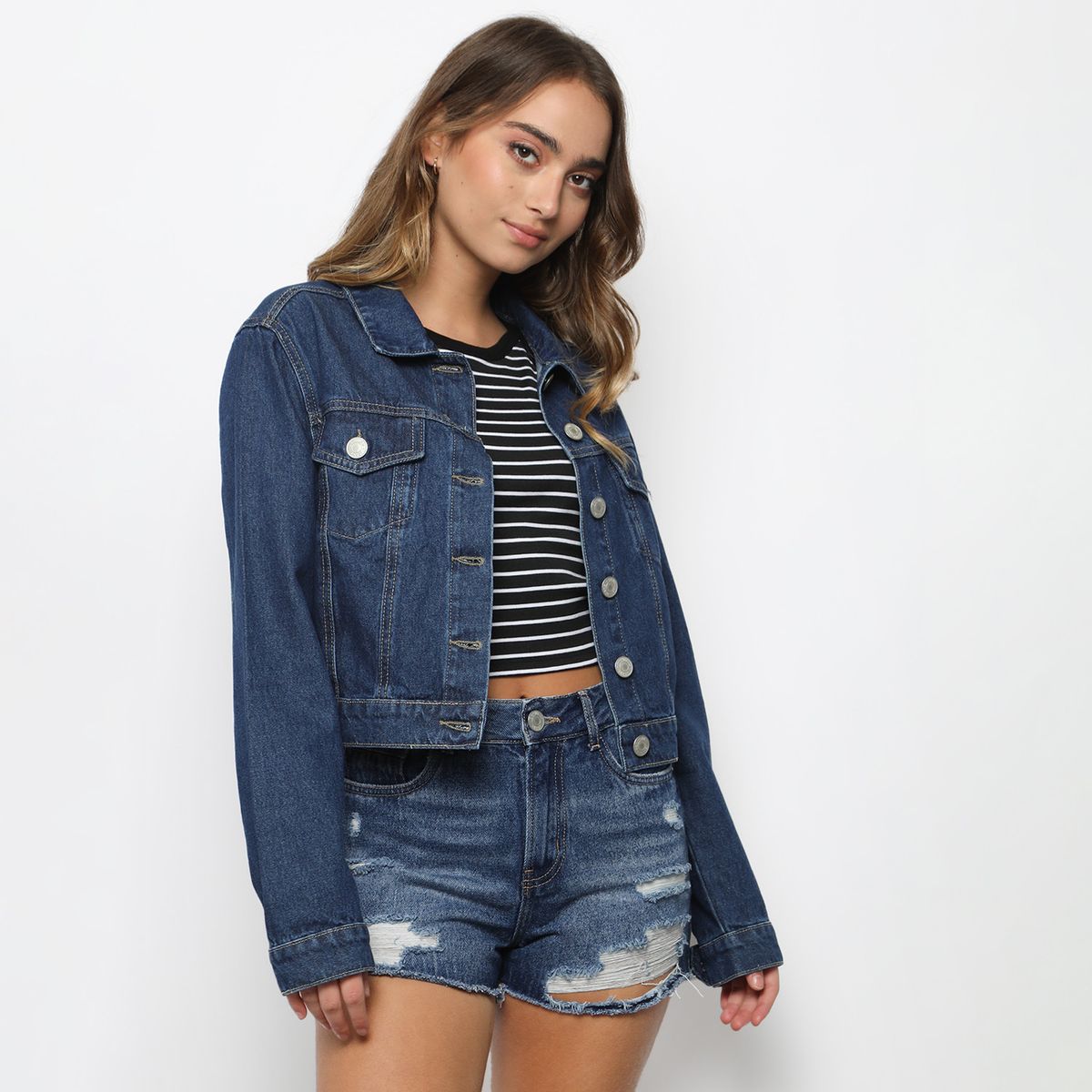 DENIMLAB - Casaca 100% Algodón Mujer Denimlab