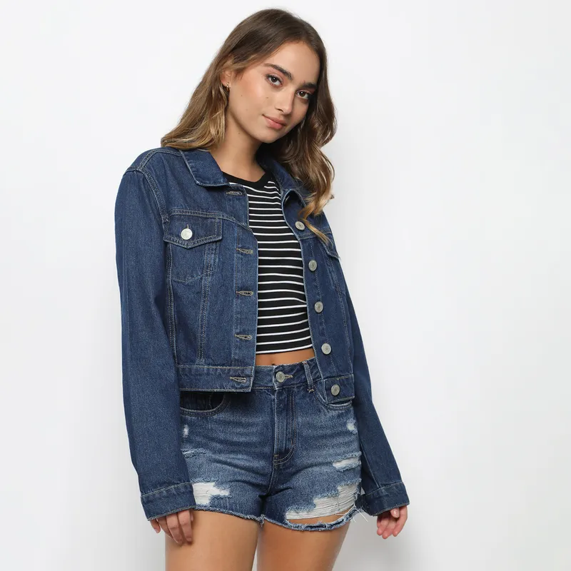 DENIMLAB - Casaca 100% Algodón Mujer Denimlab